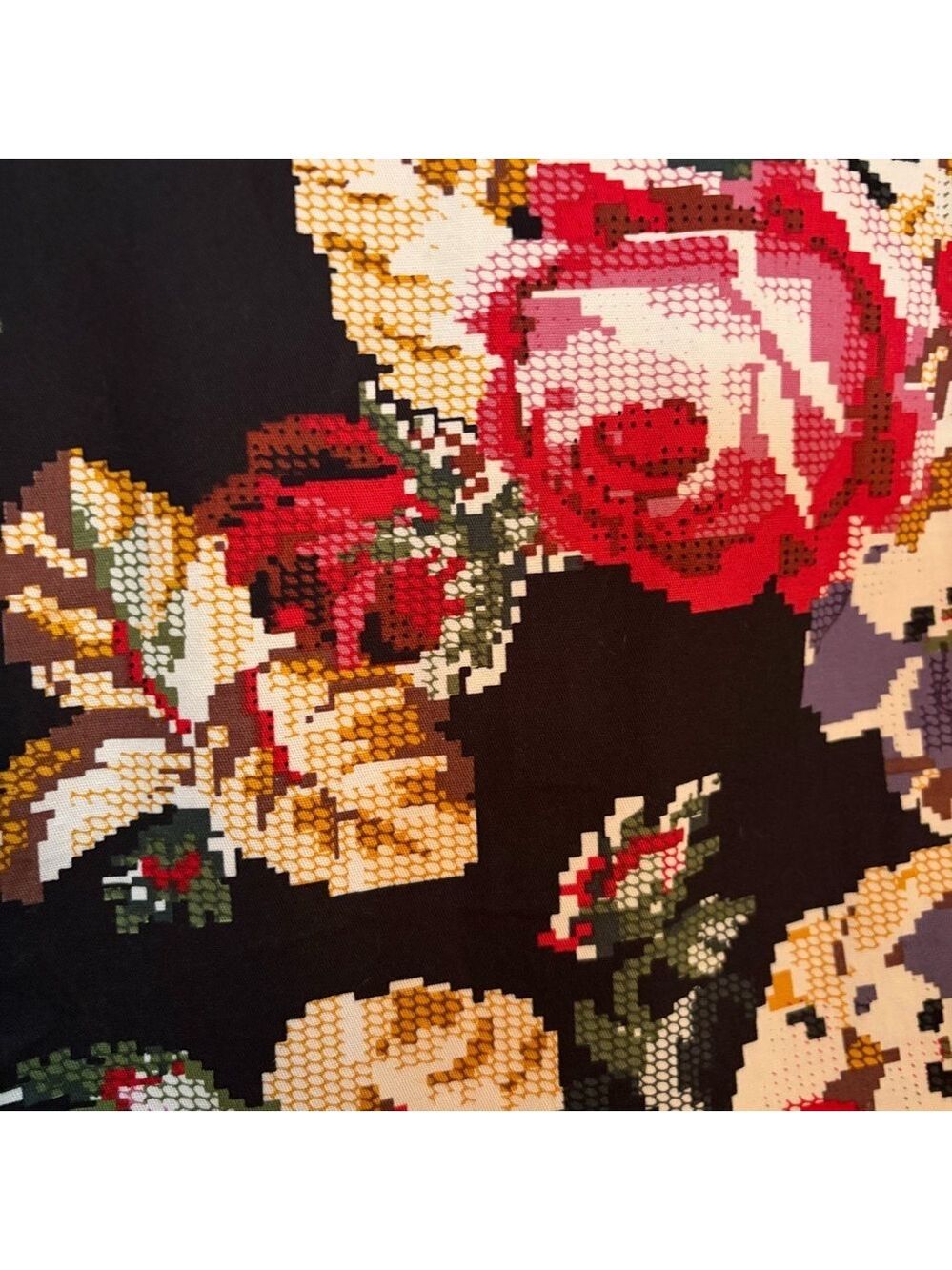 Suzy Shier Floral Pleated Dress – Size L – Sleeveless A Line - Picture 4 of 13